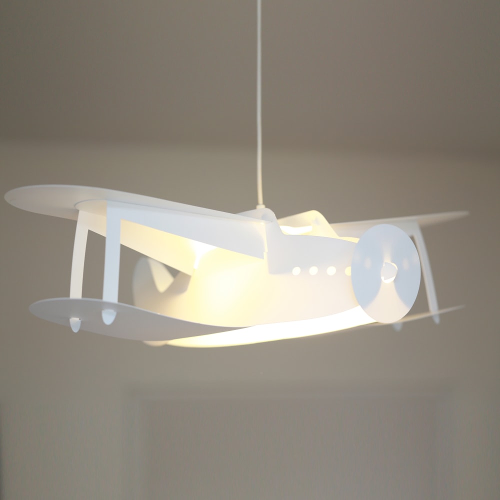 Suspension enfants Avion Blanc 50cm (R&M Coudert) - Image 1