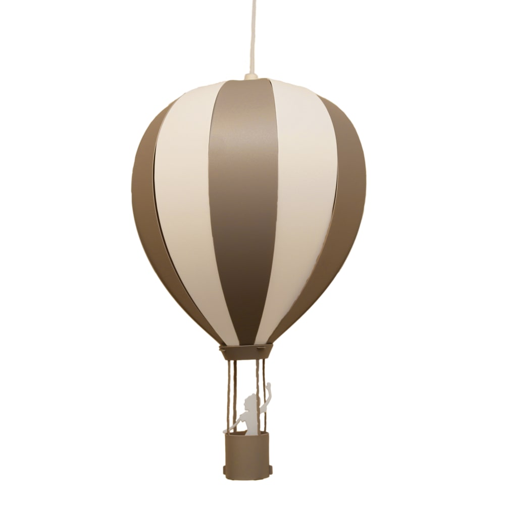 Lámpara de techo infantil Globo aerostático Gris 46 cm