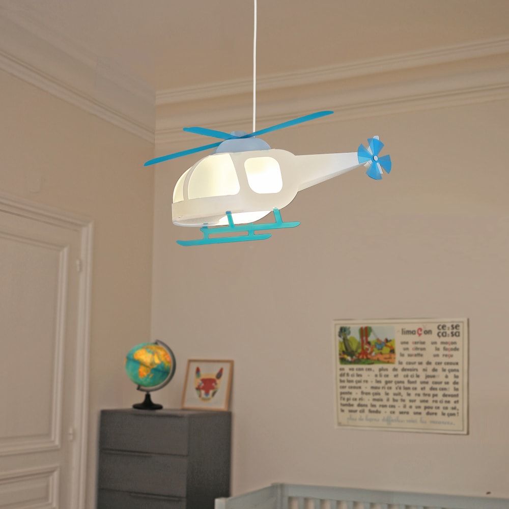 Suspension enfants Hélicoptère Blanc 53cm - Maisons du Monde