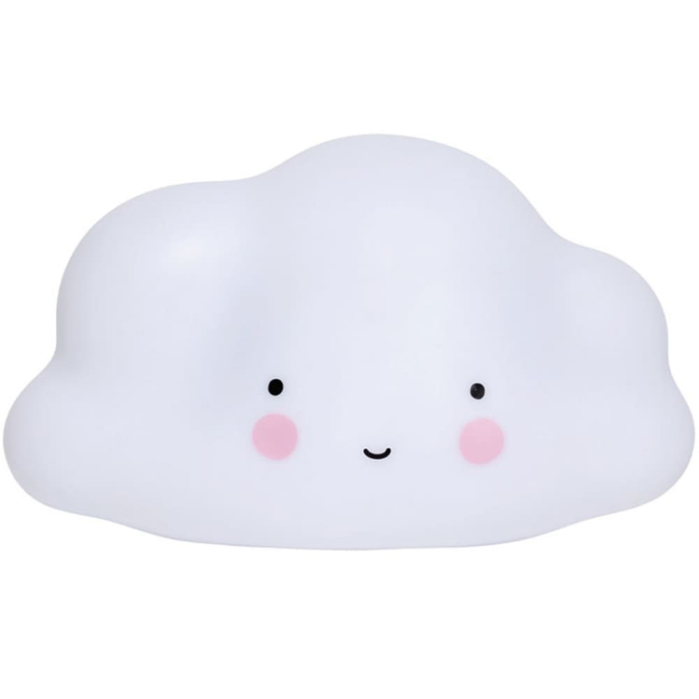 A Little Lovely Company Veilleuse nuage Blanc Pvc - Poly Chlorure De Vinyle - 25x15x13cm