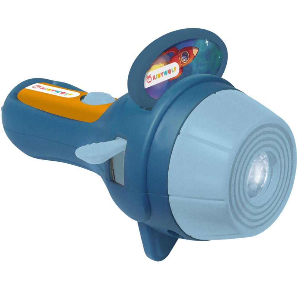 KIDYWOLF Kidyslide Taschenlampe für Kindergeschichten - Abenteuer BLAU PVC - POLYVINLYCHLORID Kinder