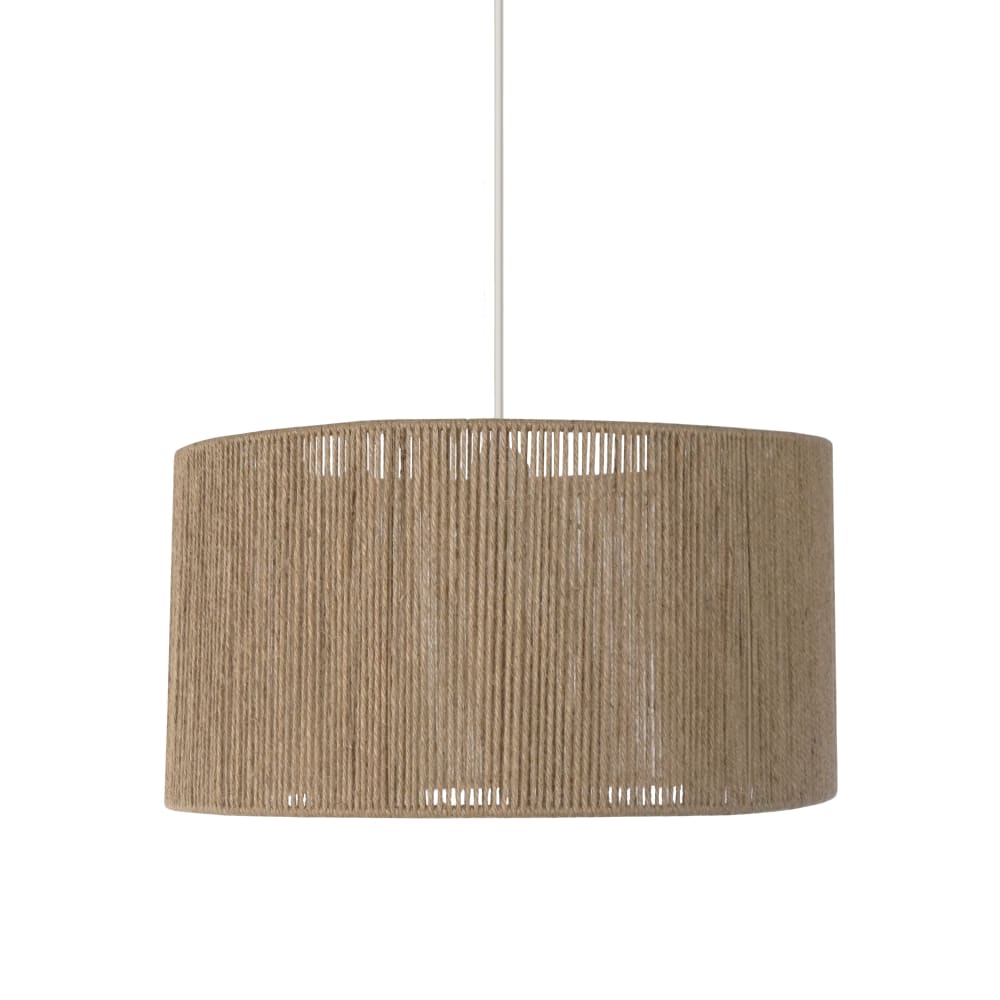 Lampe suspendue en corde naturelle IP20 Ø42 cm