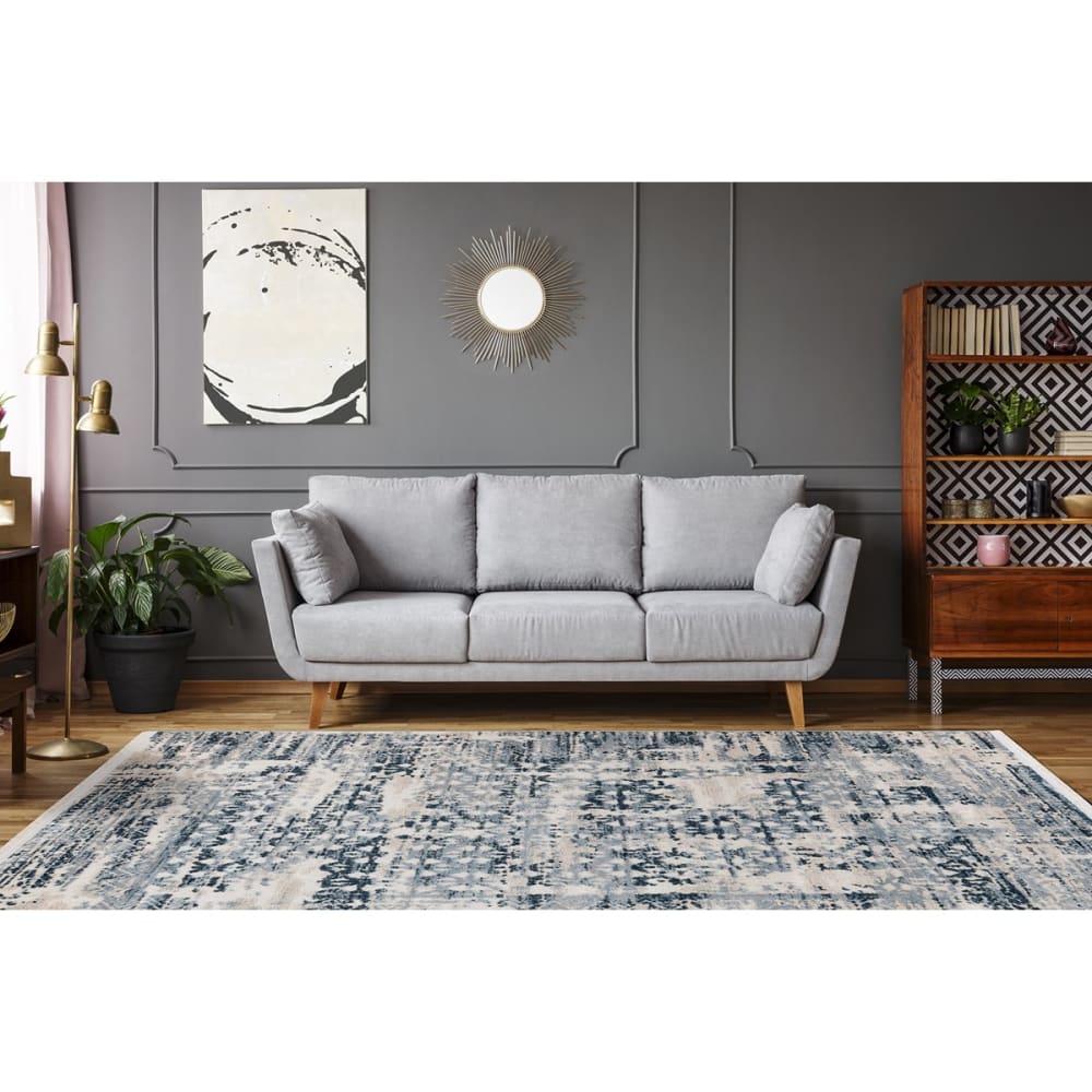 Tapis de salon moderne beige 120x170 cm - Maisons du Monde