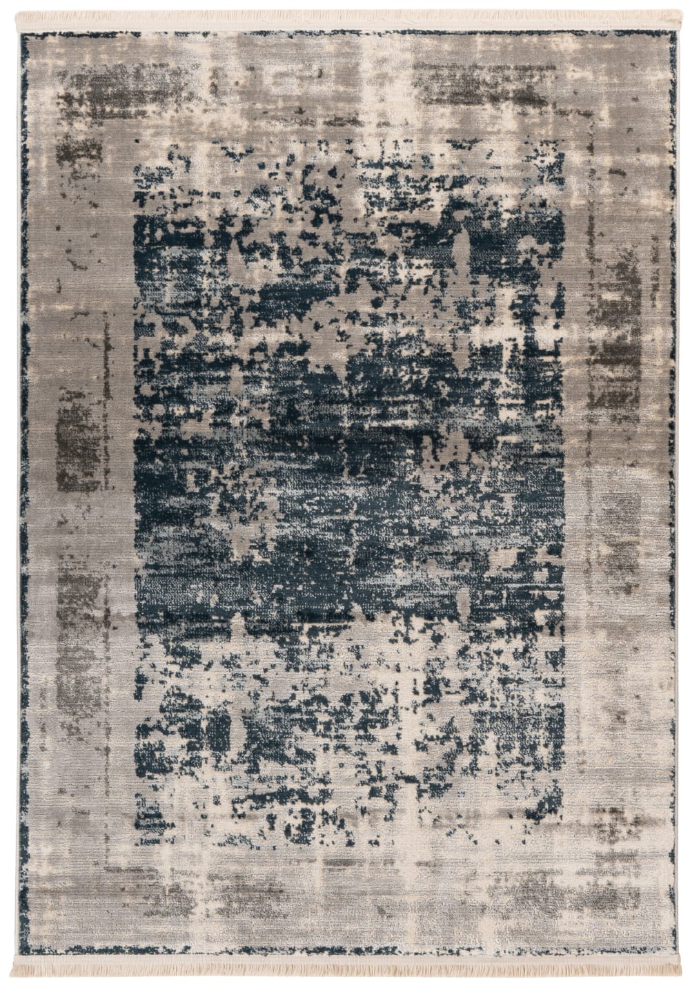 Tapis de salon style orient bleu 120x170 cm