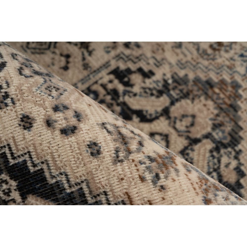 Tapis de salon en polypropylène beige 120x170 cm — vue 4