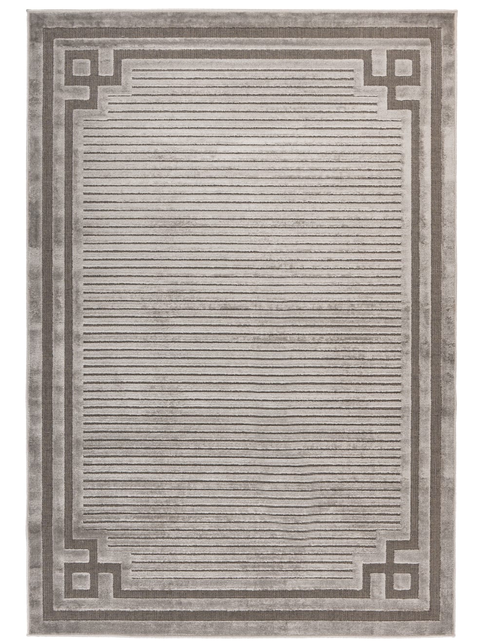 Tapis de salon moderne gris 120x170 cm