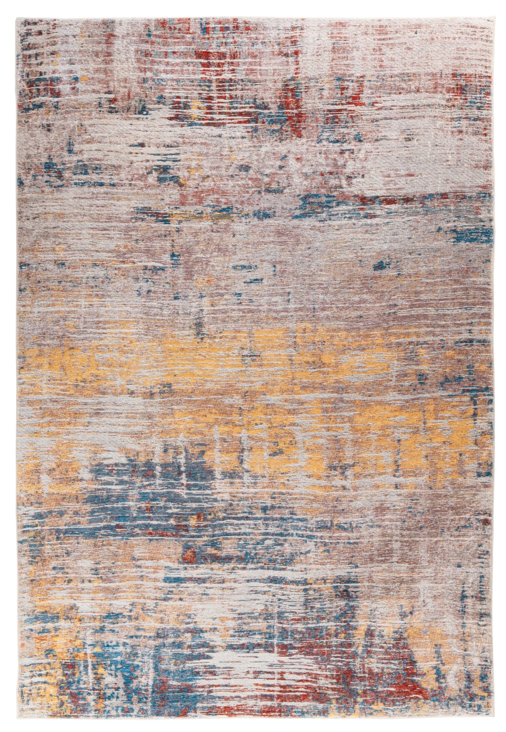 Tapis de salon en polyester multicolore 120x170 cm