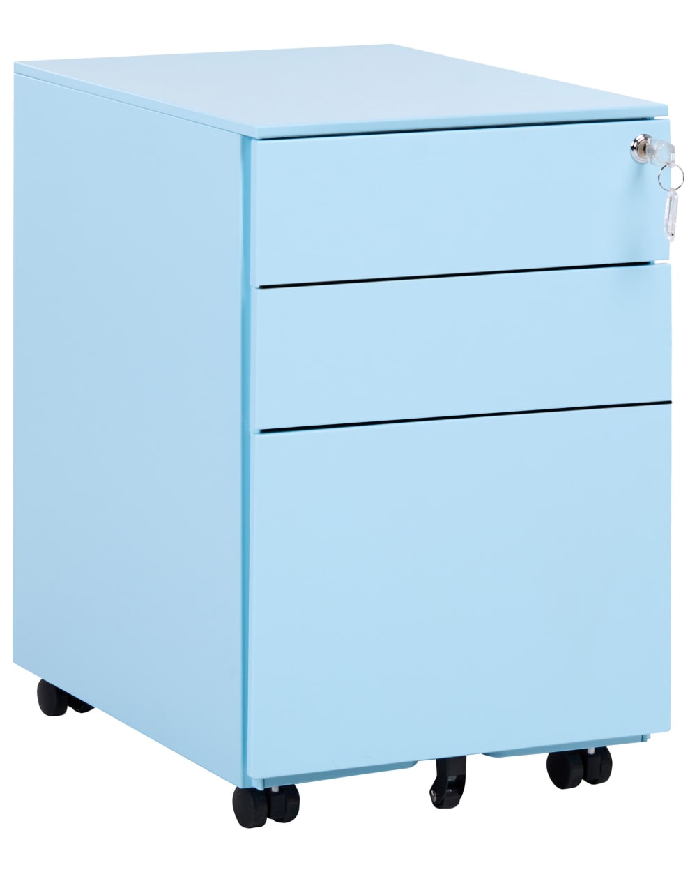 Meuble de rangement métal bleu clair Meuble de rangement métal bleu clair