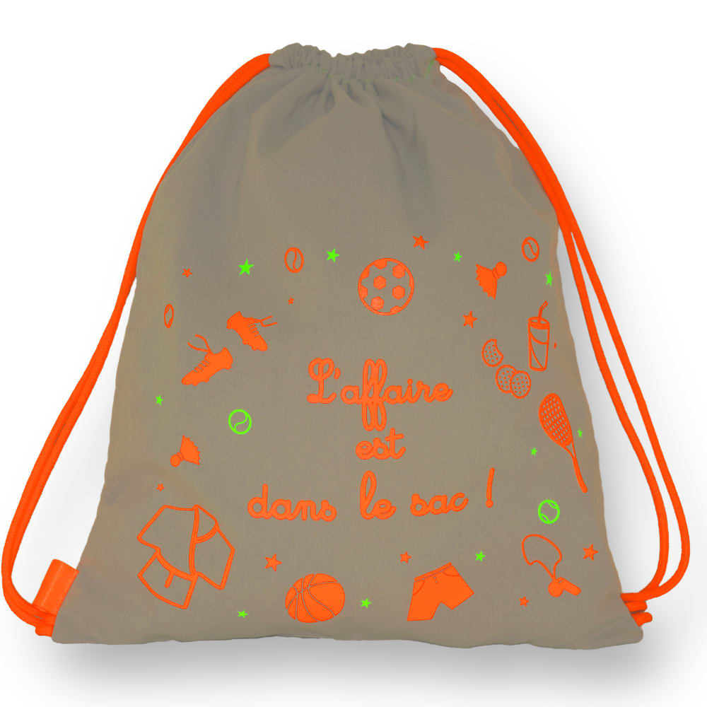 Zaino per bambini Beige 37 cm - Grigio - Cotone