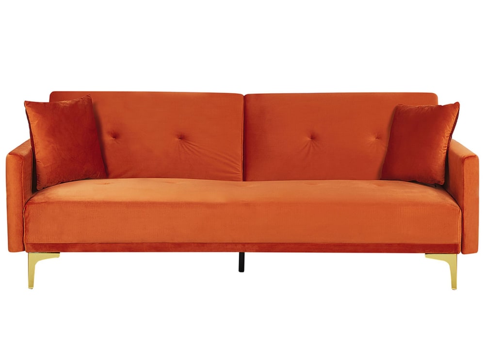 Canapé-lit 3 places - orange