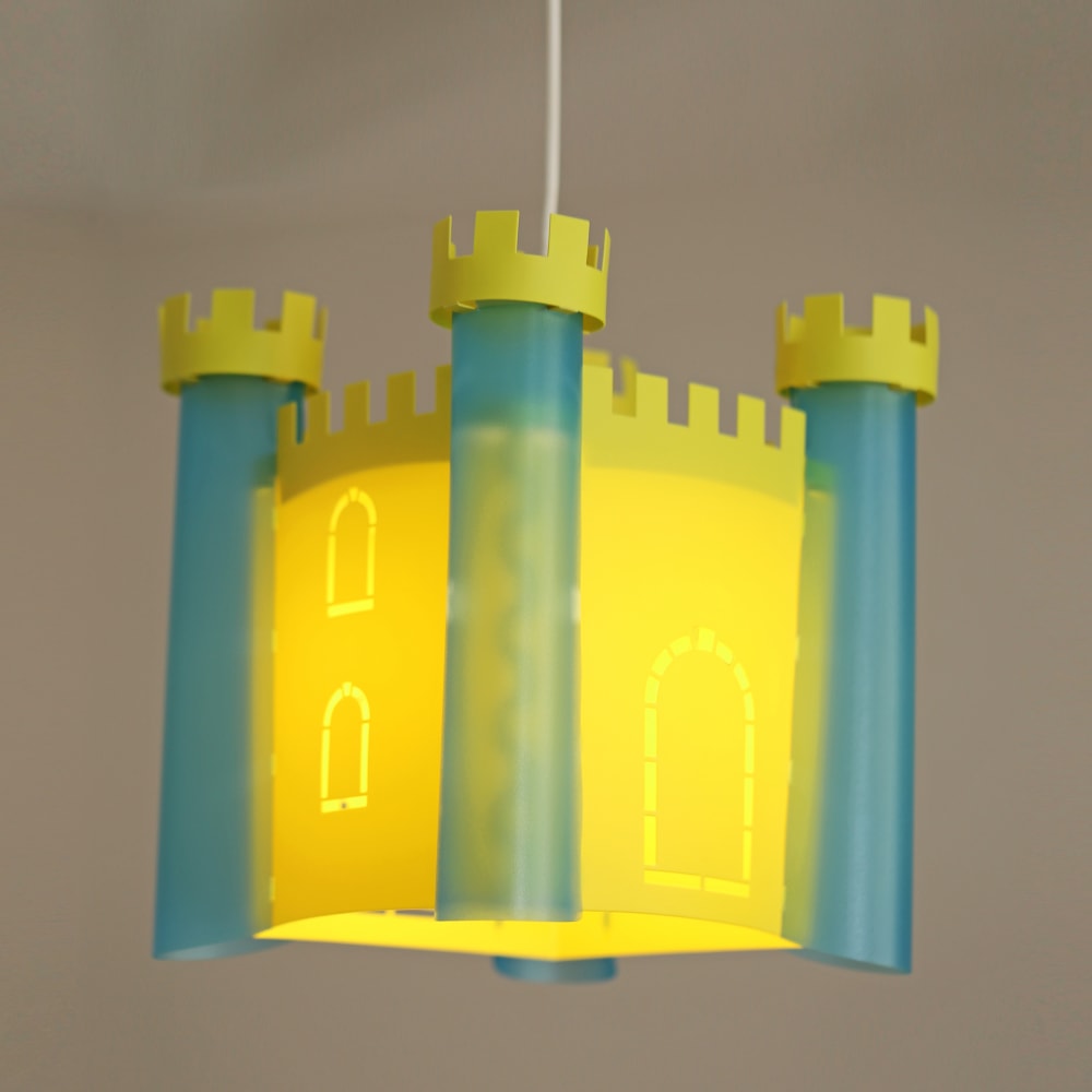 Suspension enfants Château-fort Vert 30cm - Maisons du Monde