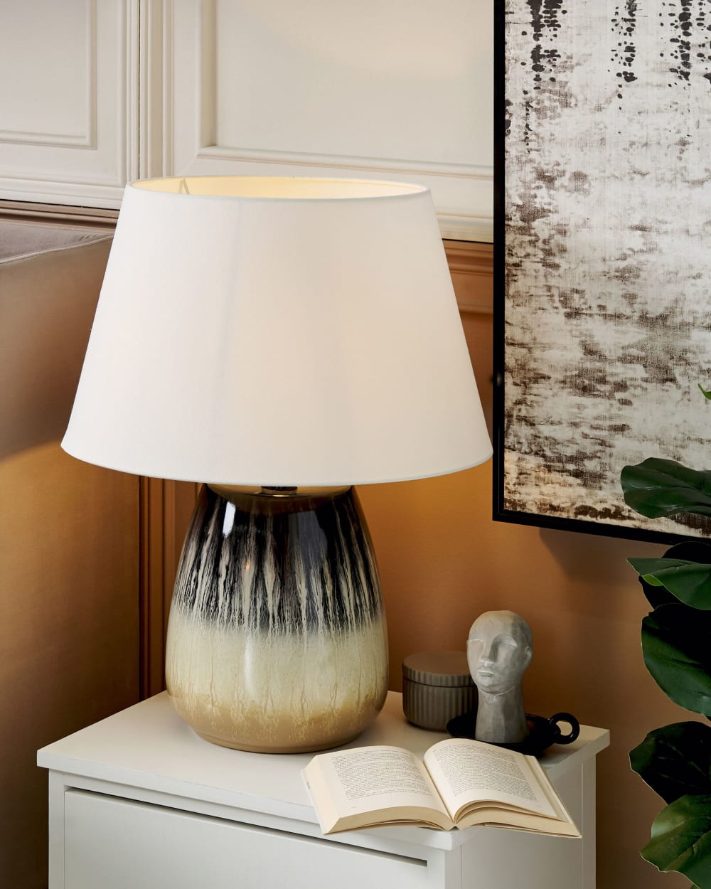 Lampe à poser céramique multicolore — vue 3