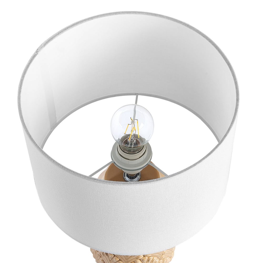 Lampe à poser céramique jaune — vue 4