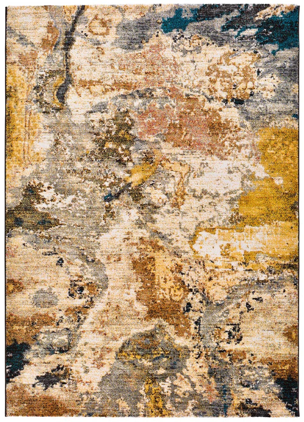 Alfombra abstracta beige/multicolor 160x230 cm - Maisons du Monde