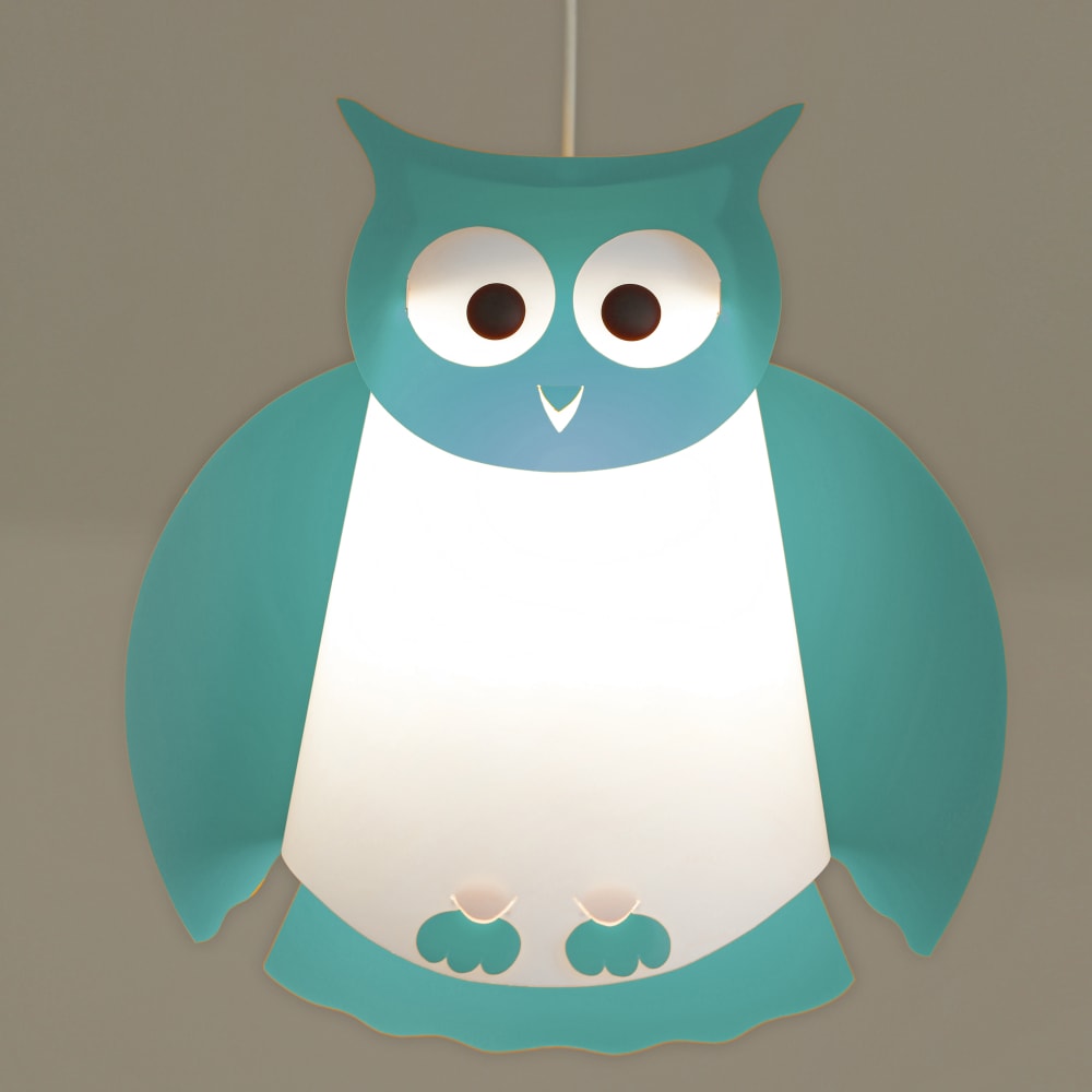 Suspension enfants Hibou Bleu 38cm (R&M Coudert) - Image 2
