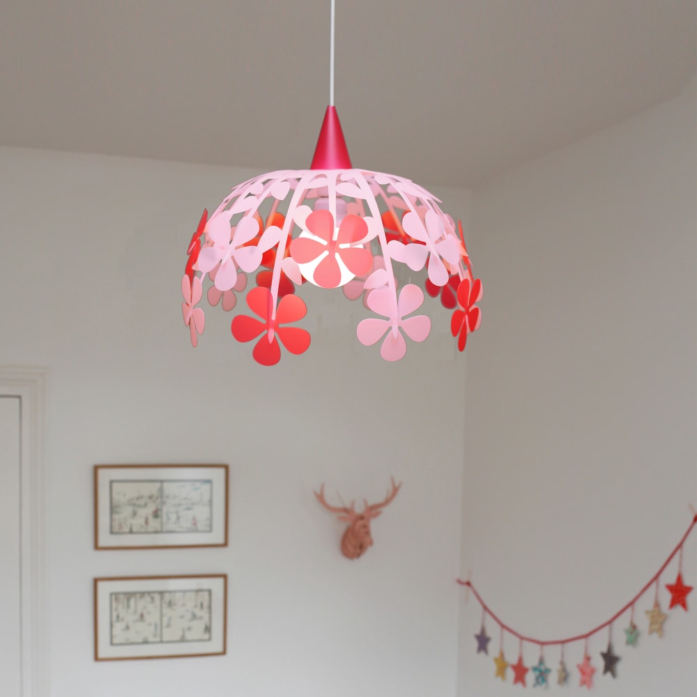 Suspension enfants Bouquet de Fleurs Rose 30cm - Maisons du Monde