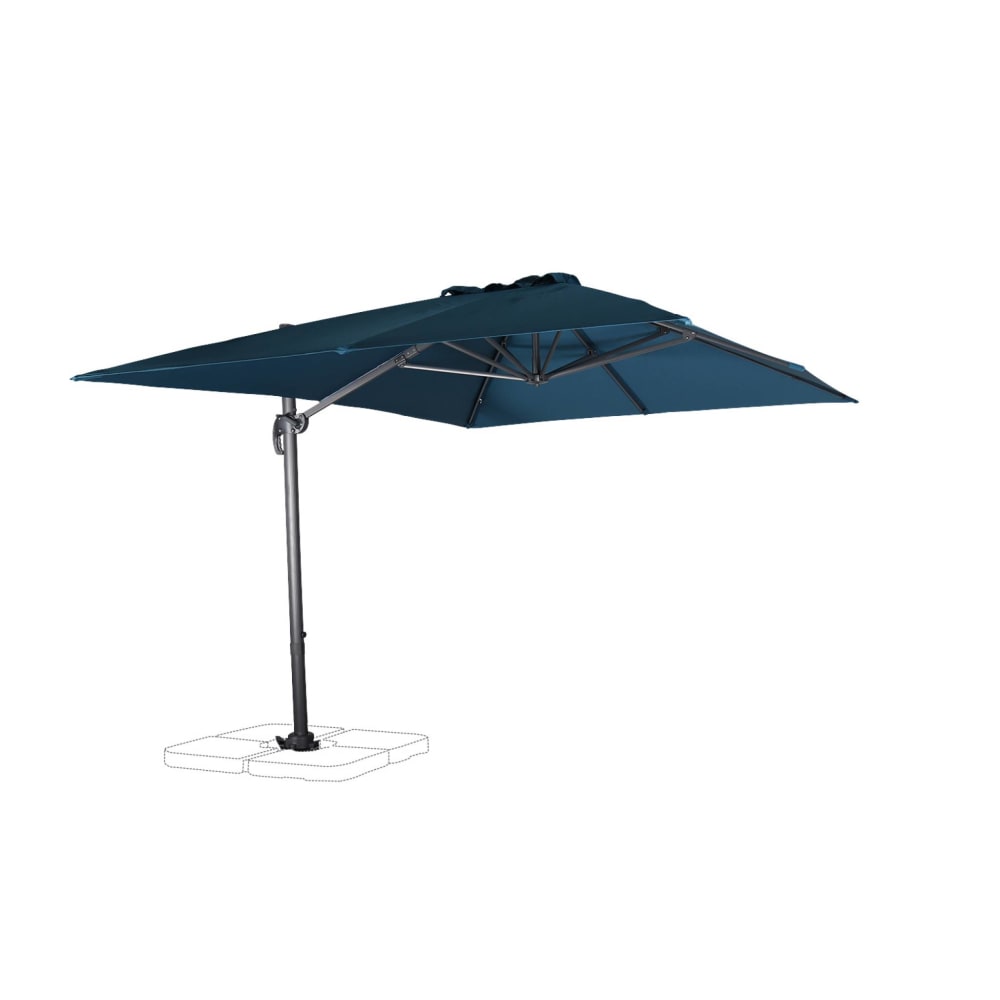 Parasol déporté rectangulaire 3x4m excentré inclinable