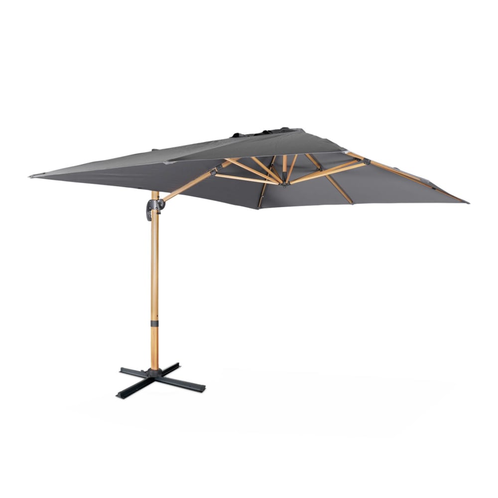 Parasol déporté rectangulaire 3x4m excentré inclinable