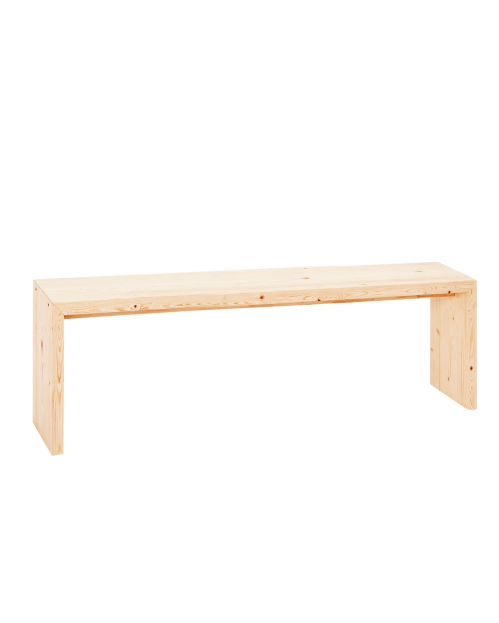 Banc en bois de sapin