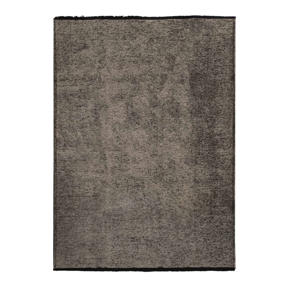 Alfombra tejida plana antracita light reflection 160x230 - Maisons du Monde