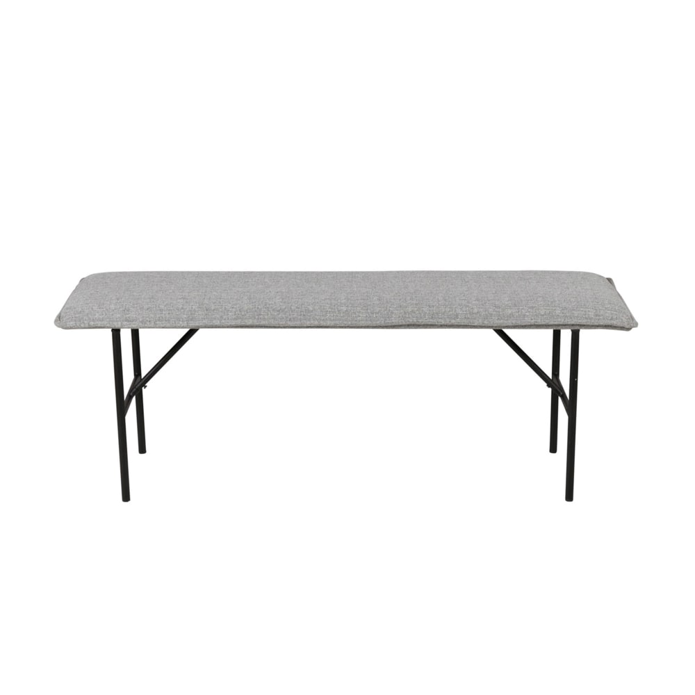 Banc tissu gris clair - Maisons du Monde