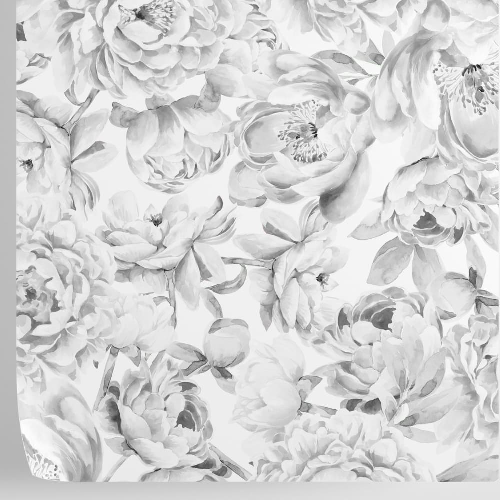 Papier Peint Pivoines, papier véritable, 200x280cm, 8 feuilles — vue 4