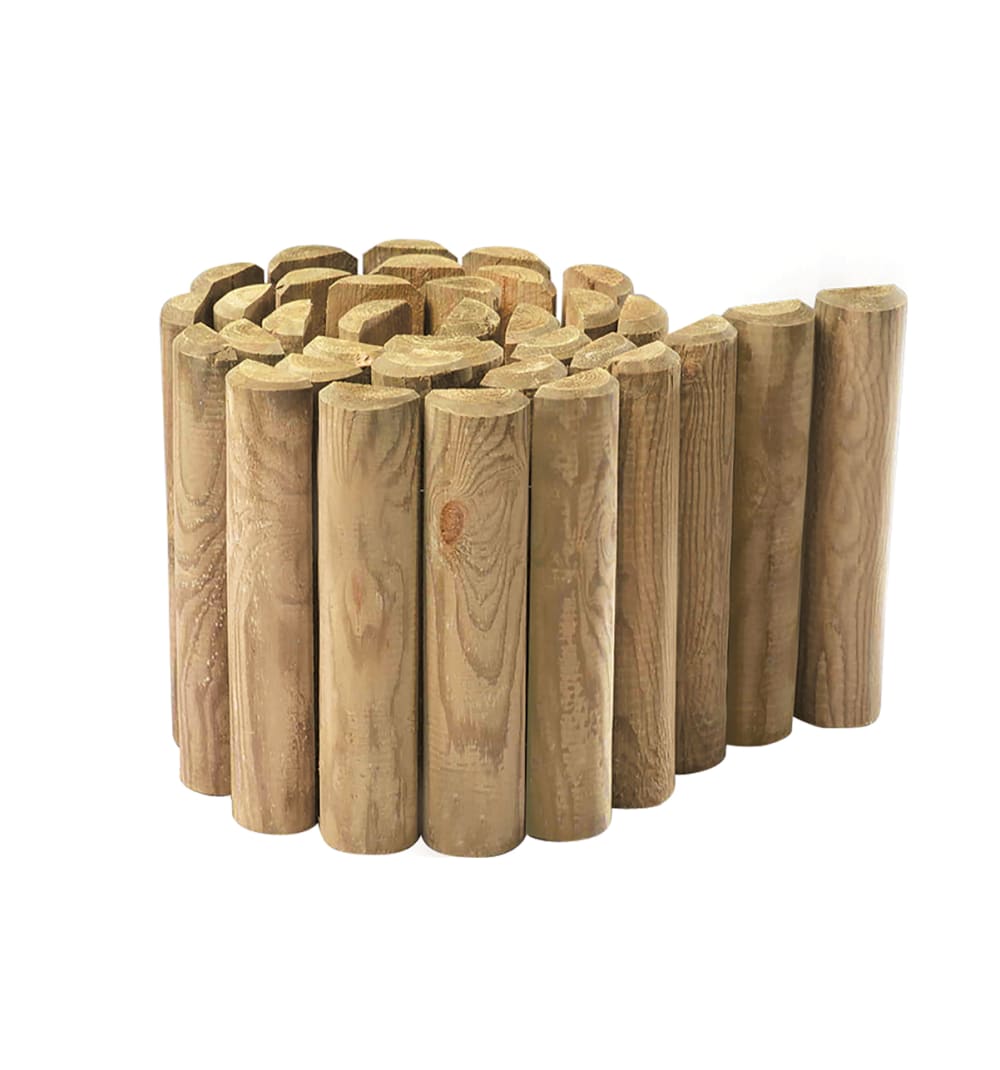 Bordure en bois en rouleau - basse