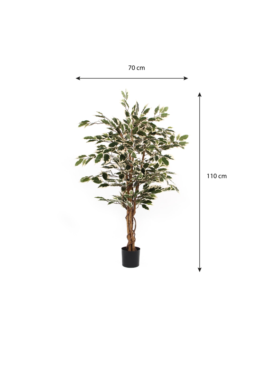 Plante artificielle Vert Plastique H110xl70xL70cm