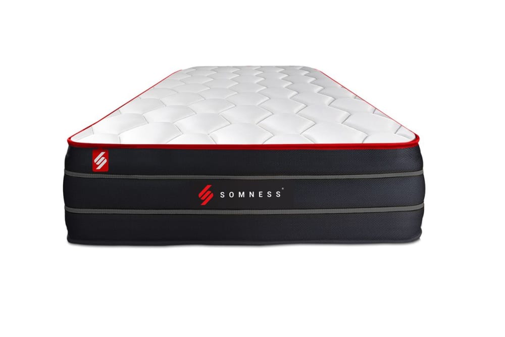 Matelas 90x200 Boost - Ressorts ensach&eacute;s - 26 cm - Equilibr&eacute;
