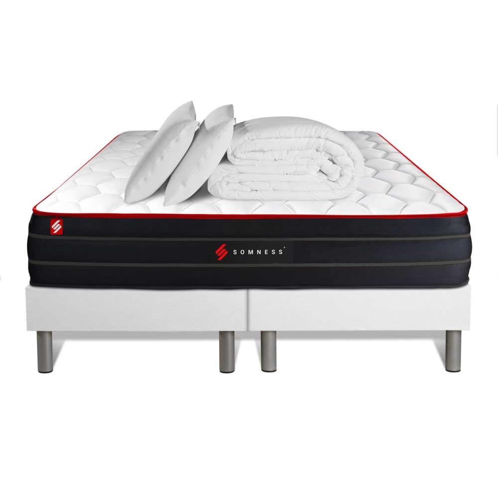 Pack matelas sommier 160x200 oreiller couette - Maisons du Monde