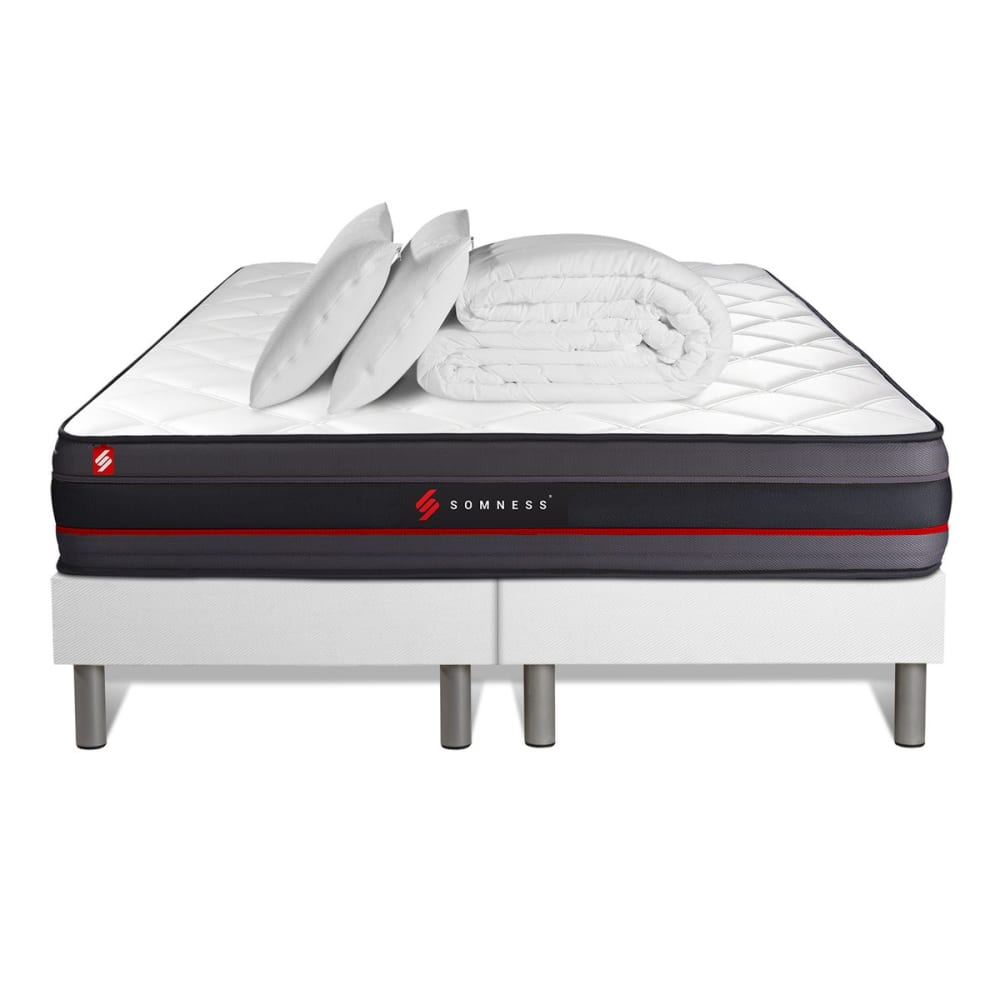 Pack matelas sommier 180x200 oreiller couette - Maisons du Monde