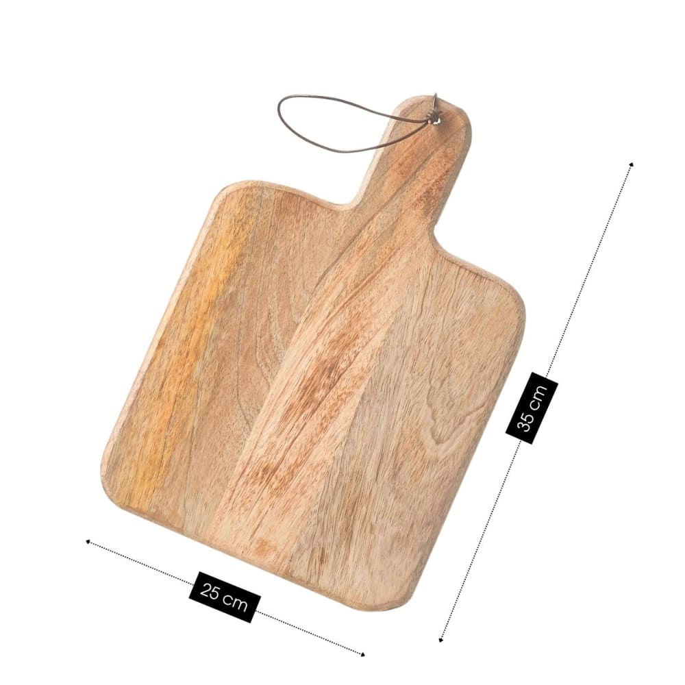 Servierbrett Duko Braun Mangoholz H1xB25xL35cm - Maisons Du Monde