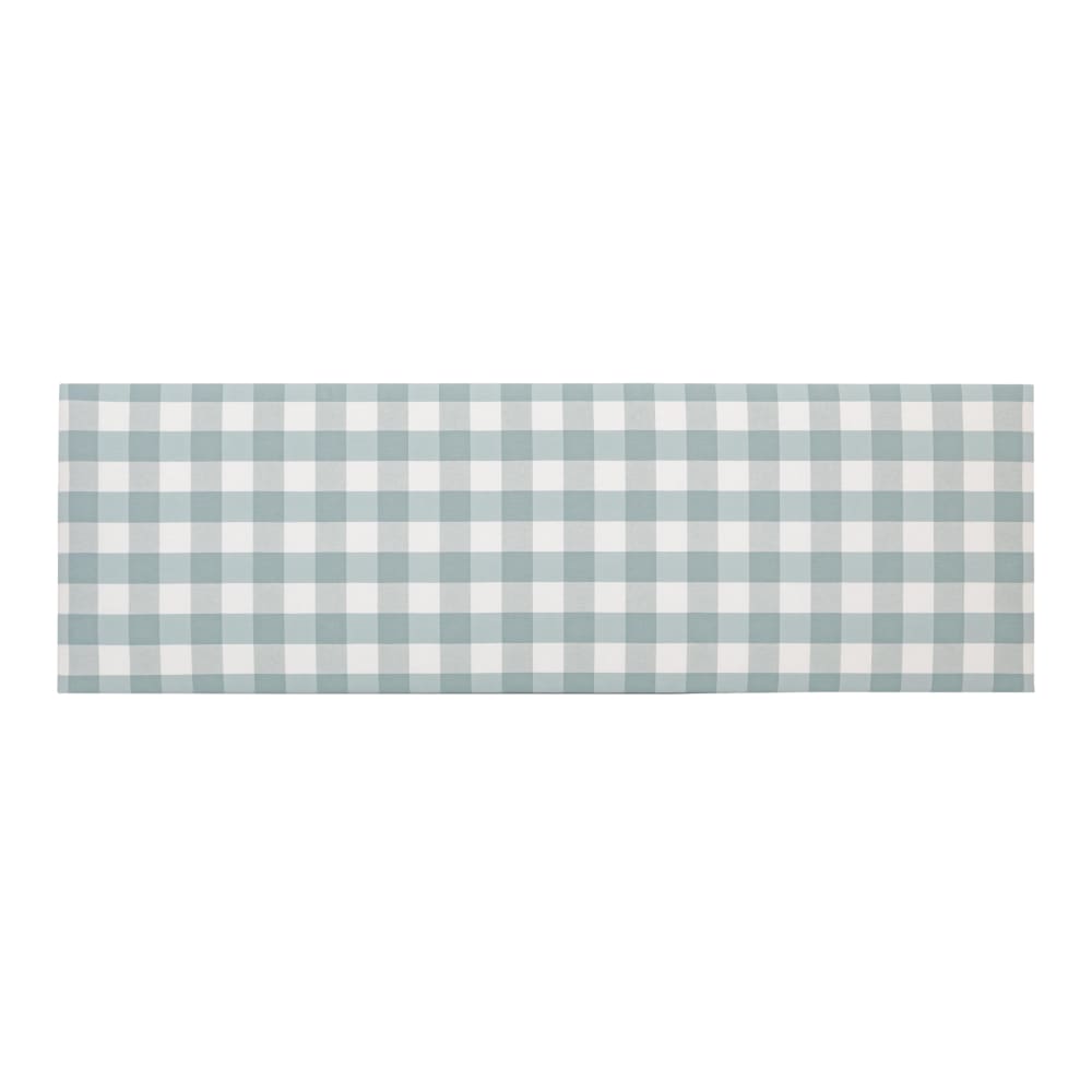 RNT by Really Nice Things Gepolstertes Kopfteil Vichy-Stoff, 165x52 cm, Turkis style modern Blau Öko-Tex Zertifikat Baumwolle