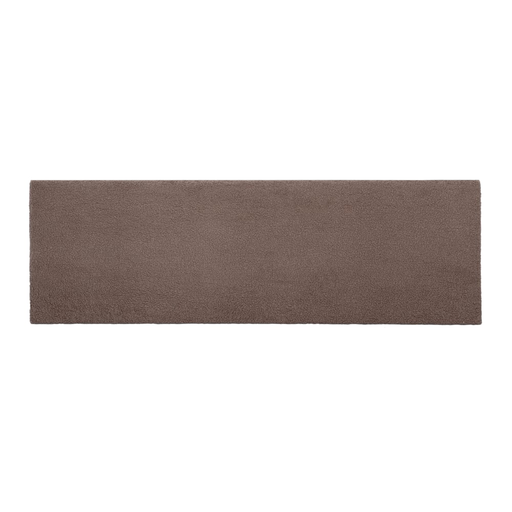 RNT by Really Nice Things Gepolstertes Kopfteil Teddy-Stoff, 145x52 cm, Braun style modern Braun Öko-Tex Zertifikat Pes - Polyester