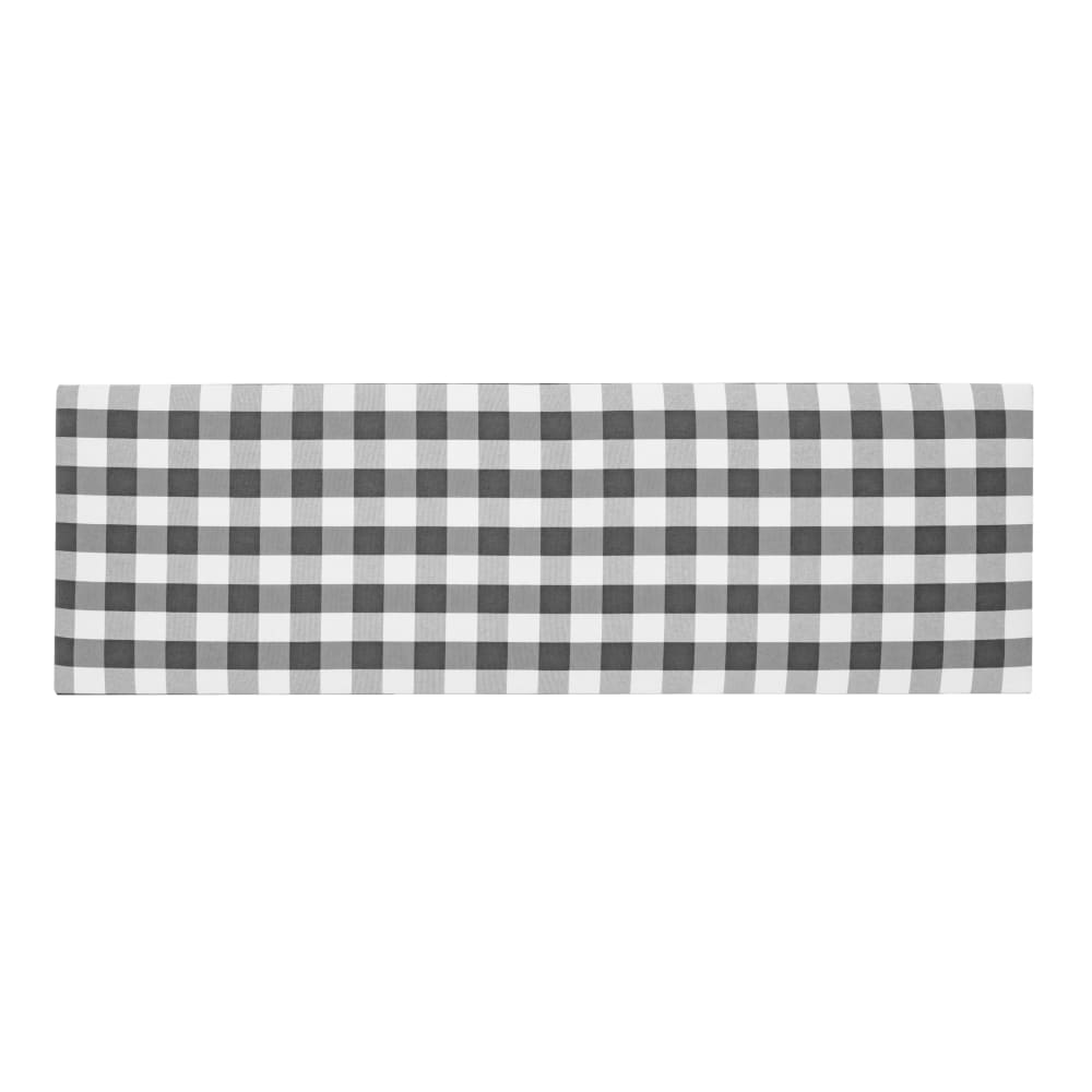 RNT by Really Nice Things Gepolstertes Kopfteil Vichy-Stoff, 165x52cm, Schwarz style modern Schwarz Öko-Tex Zertifikat Baumwolle