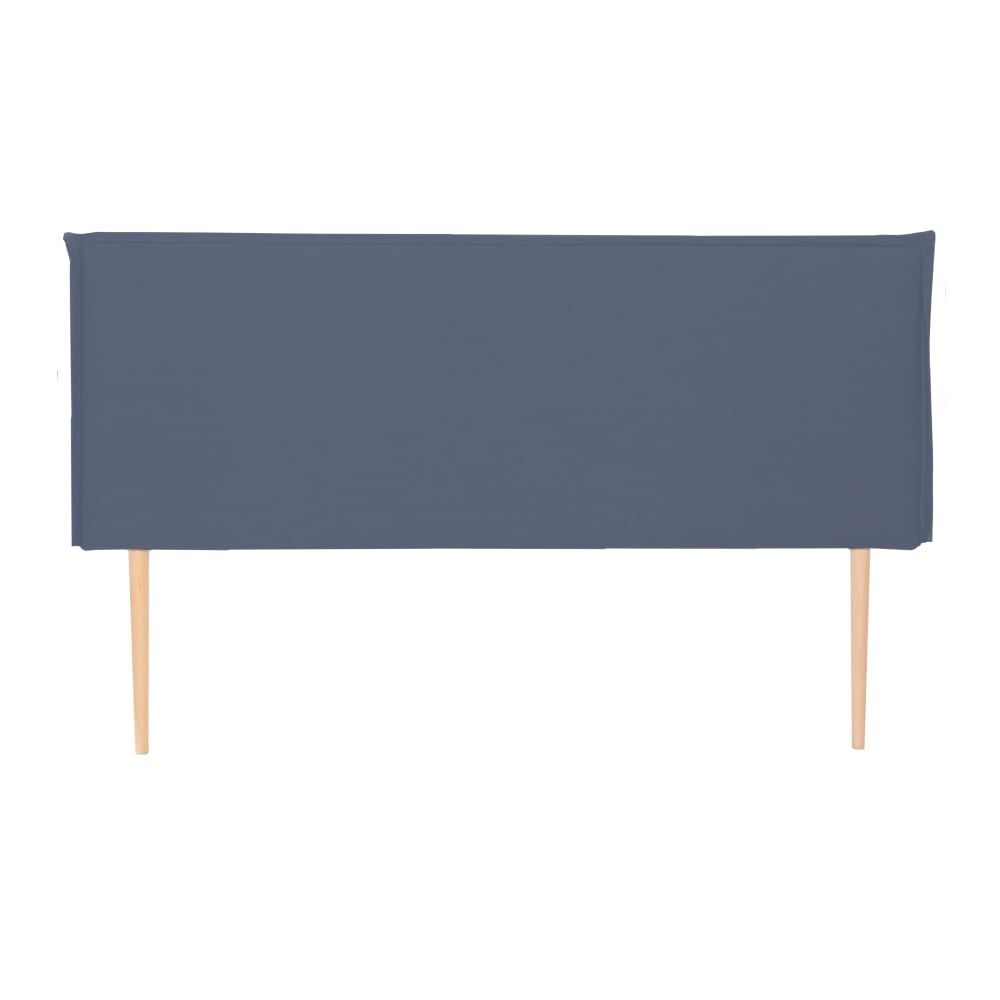 RNT by Really Nice Things Gepolstertes Kopfteil aus 100% Leinenstoff, 145x100cm, Blau style modern Blau Öko-Tex Zertifikat Pes - Polyester