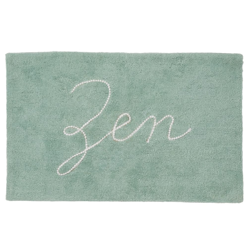 Tapis de bain à texte 50x80 coton 50x80cm