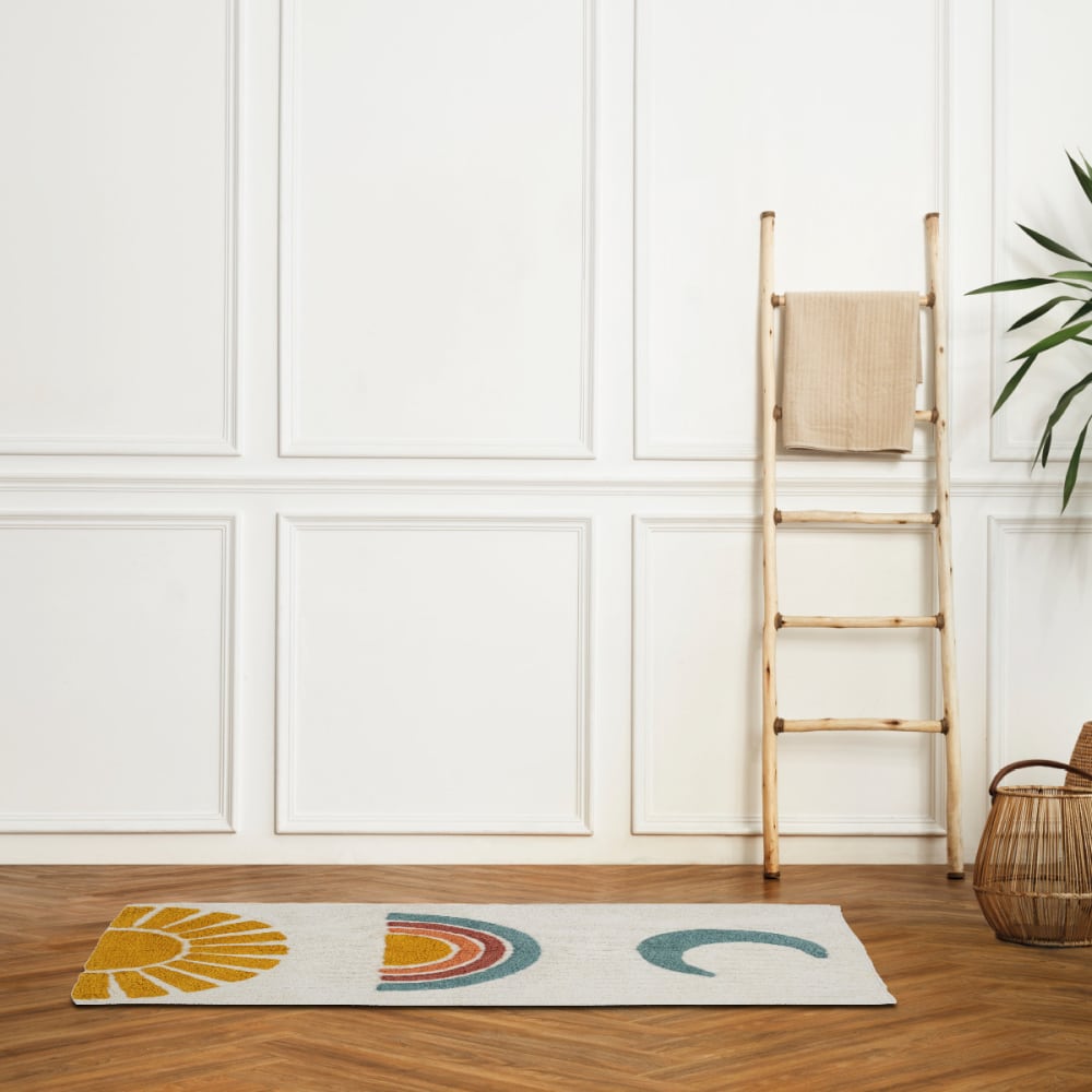 Tapis déco enfant coton tufté 60x120cm - Maisons du Monde