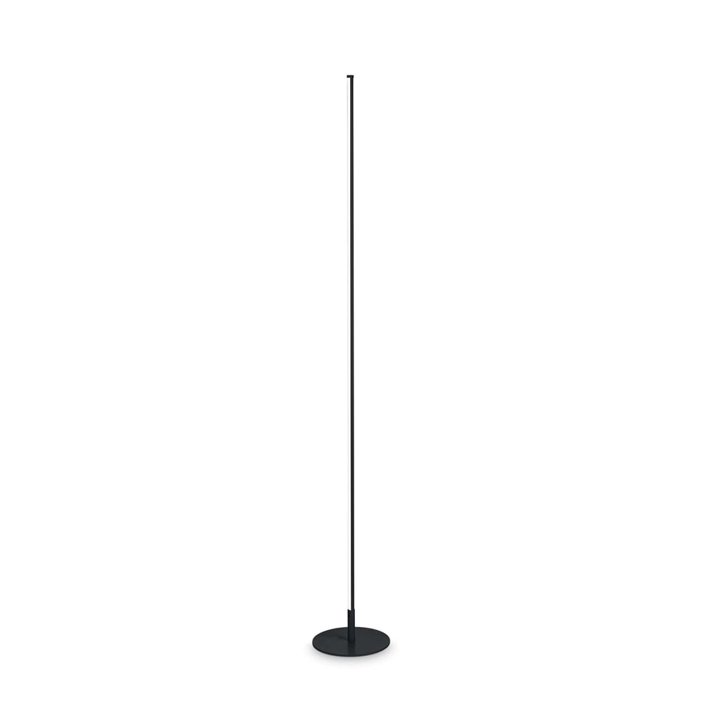 Piantana Minimal Yoko Alluminio-Plastiche Nero Led 16W 3000K - Modello Industriale - Bianco - Metallo