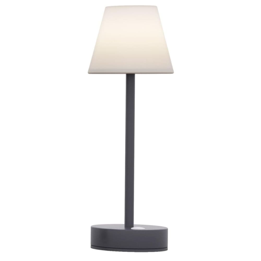 Lampe à poser intérieure extérieure lola slim 32 cm anthracite