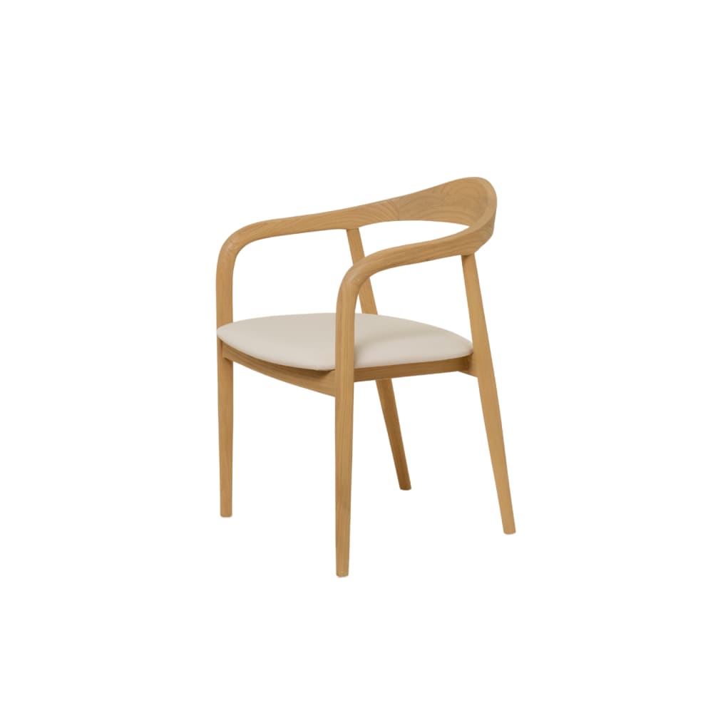 Silla de comedor de madera maciza de Sungkai