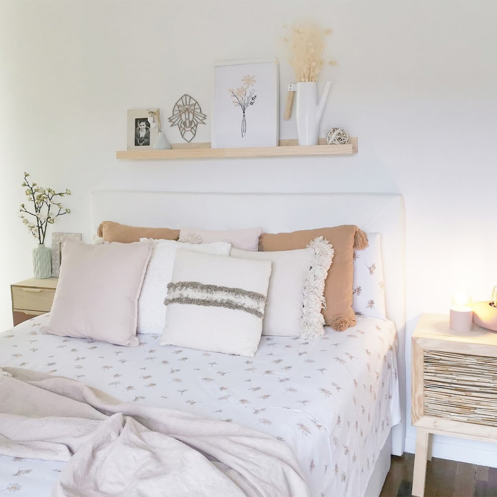Etagère murale en pin massif - l60 cm - Maisons du Monde