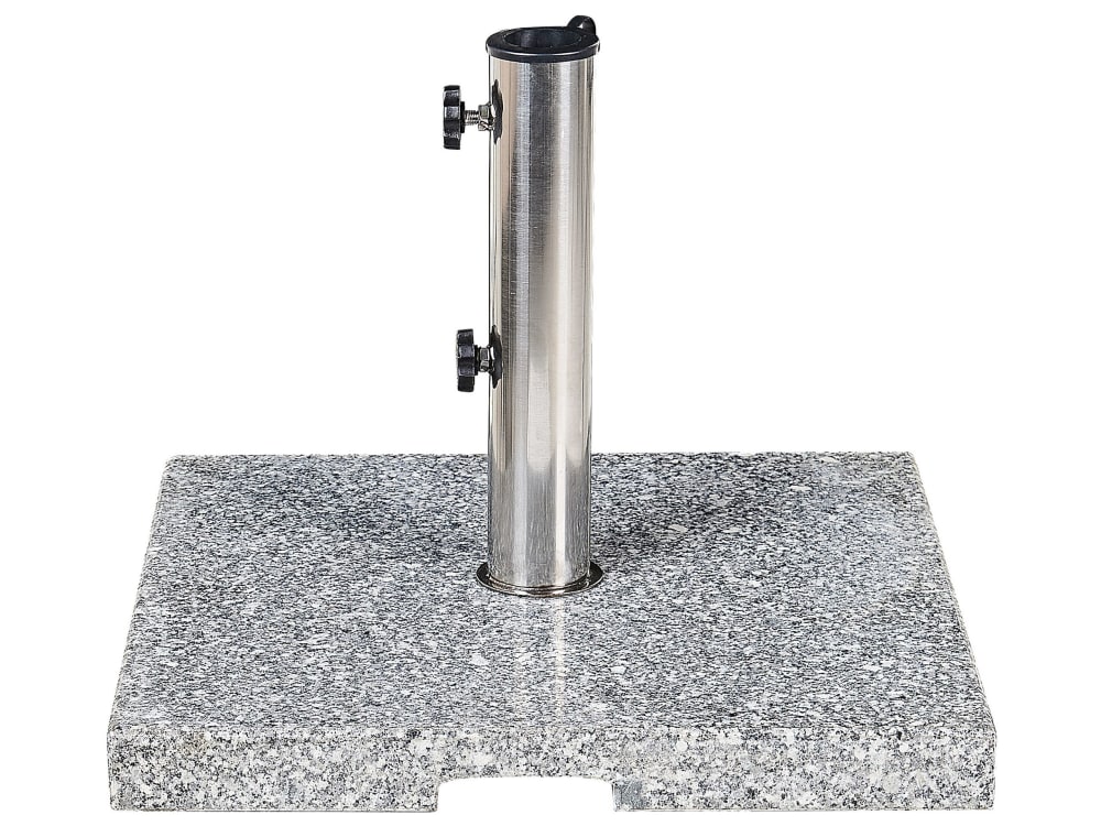 Socle de parasol gris carré 25 kg