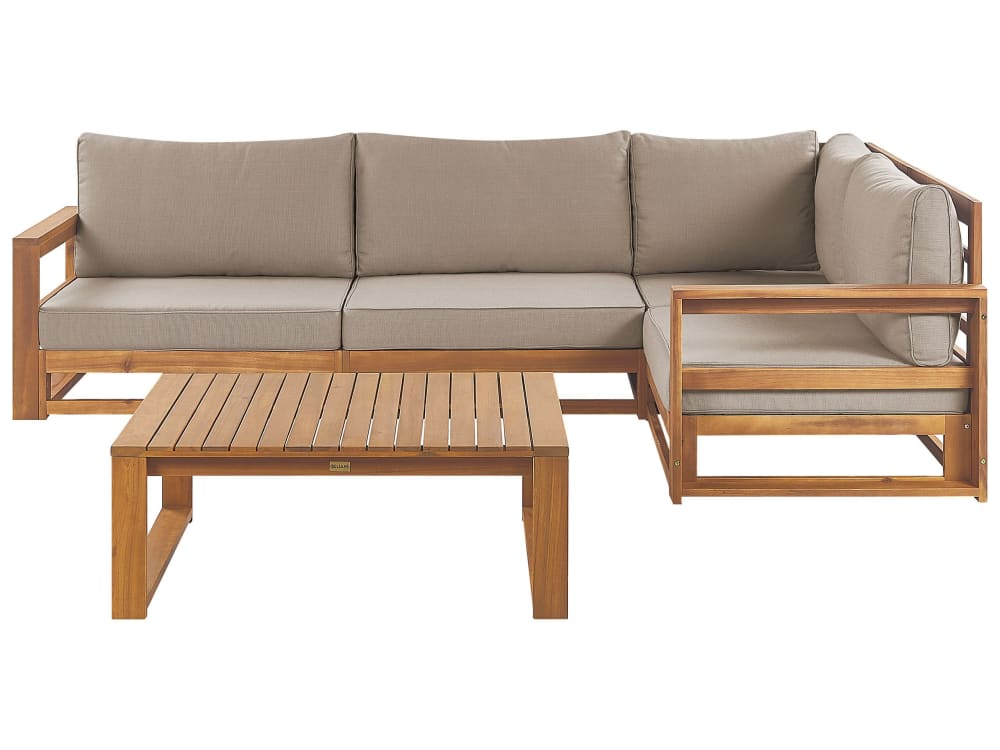 set d'extérieur en bois