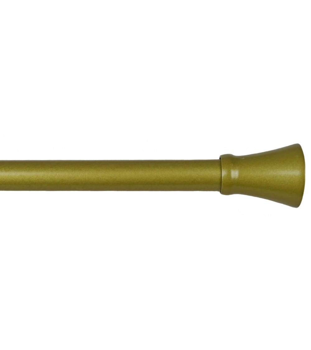 Kit tringle extensible ø 16/19 110 à 210 cm doré