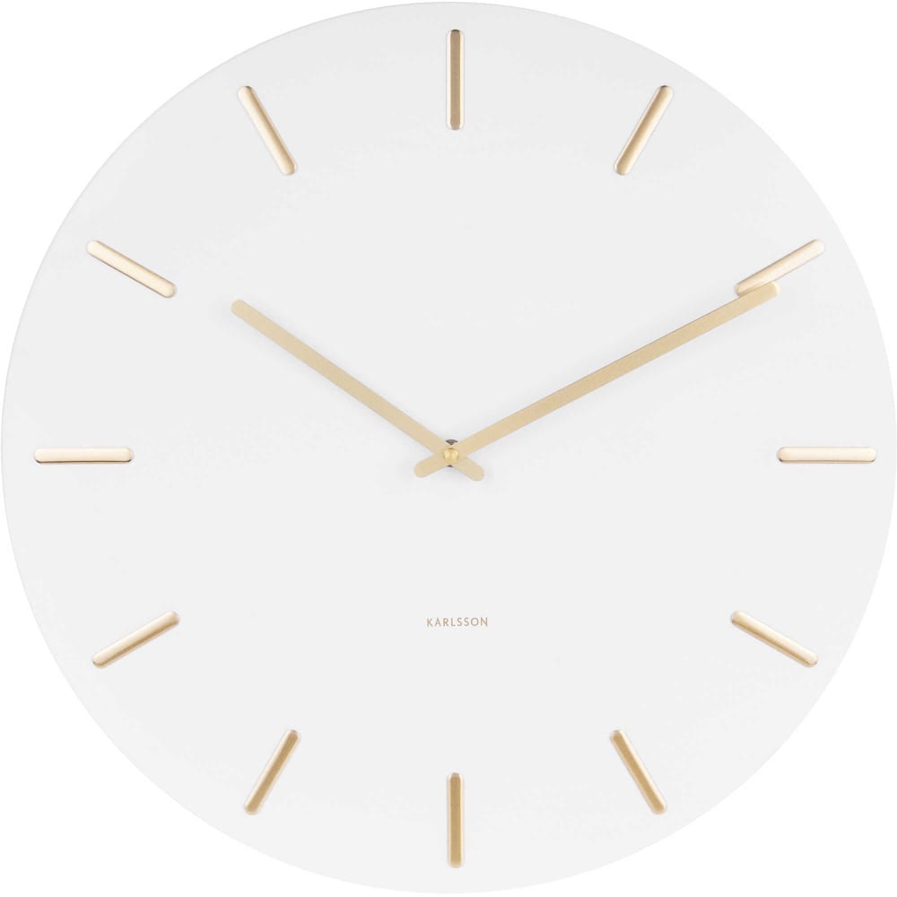 horloge murale acier