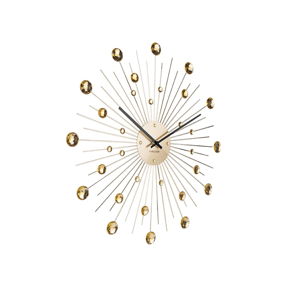 Horloge murale acier couleur doré ø50cm - Maisons du Monde