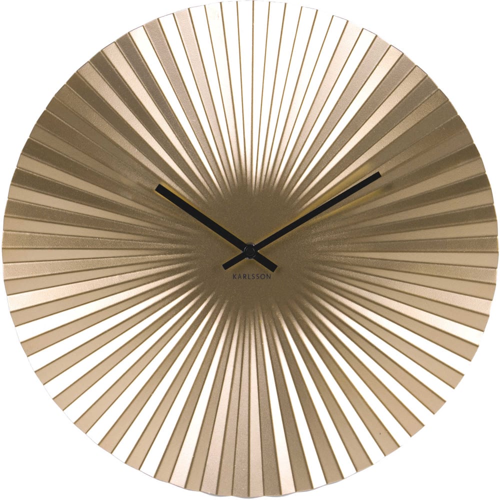 horloge murale acier
