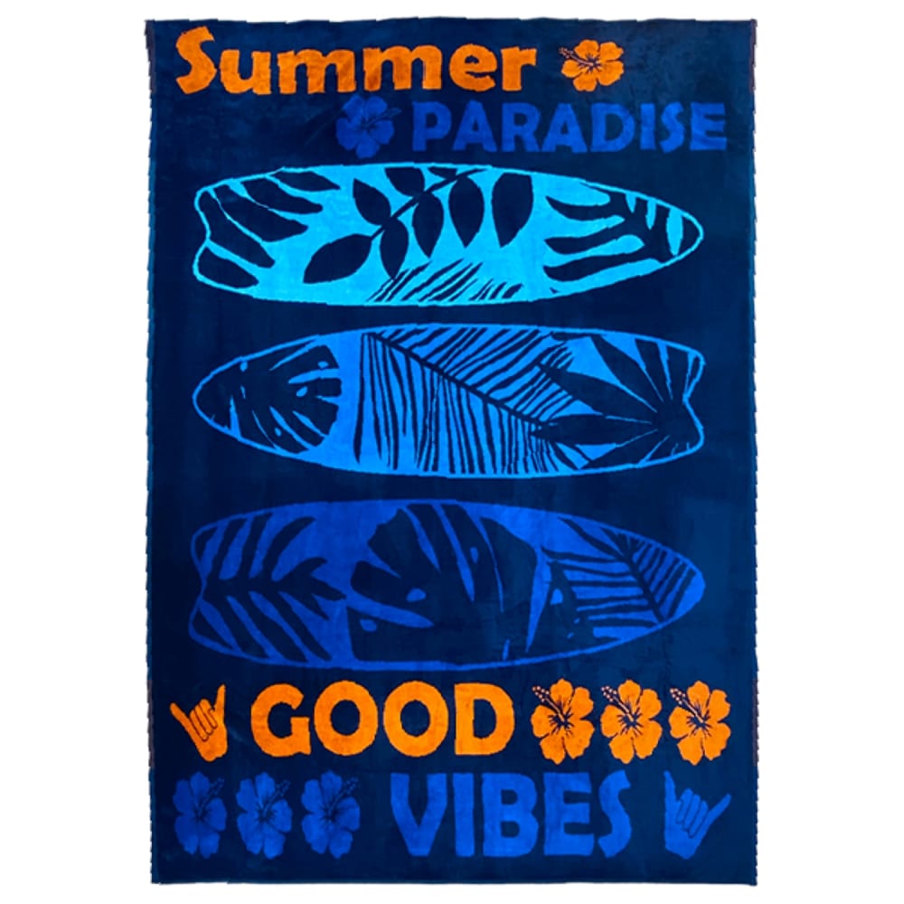 Serviette de plage éponge velours Jacquard Fairyland 140x180