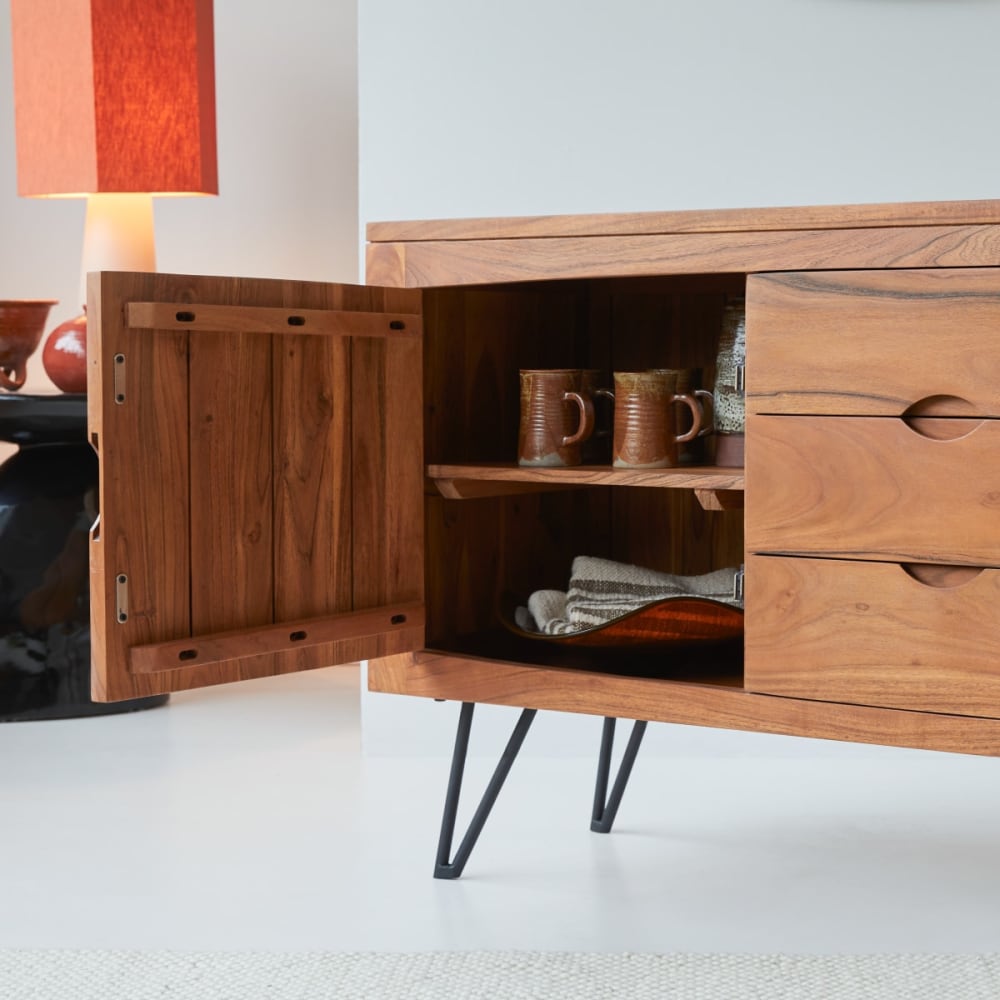 Buffet aus massiver Akazie 150 cm - Maisons Du Monde